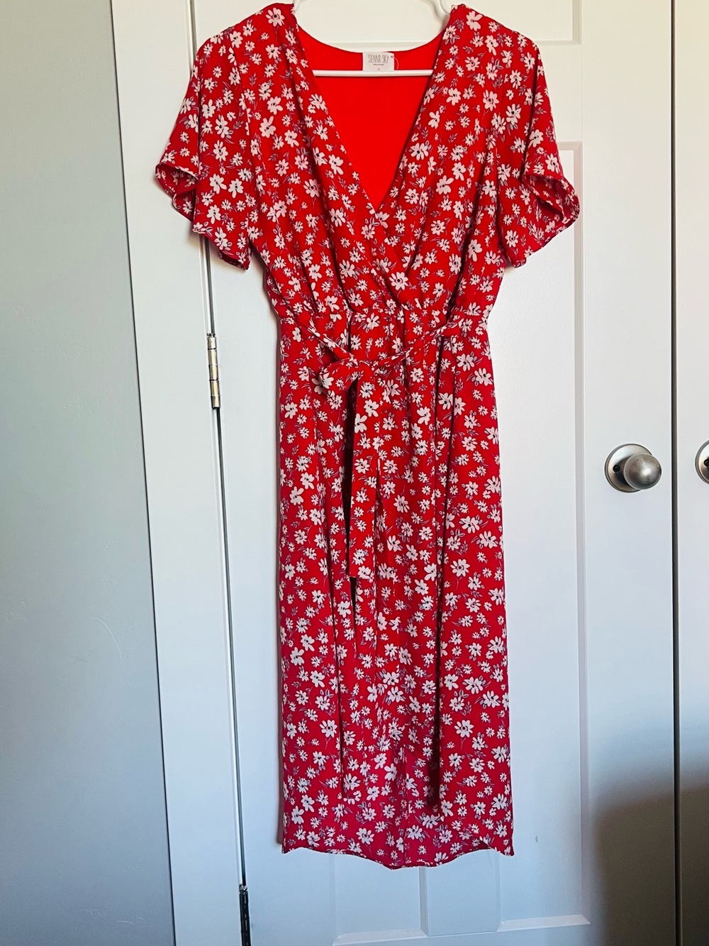 Sienna Sky Bright Red Dress